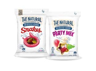 The Natural Confectionery Co. one hundred and eighty gram to two hundred gram varieties