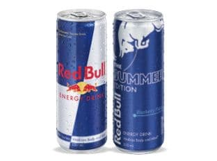 Red Bull two hundred and fifty ml varieties