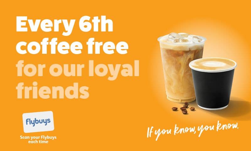 Every 6th Coffee is Free at Coles Express and Reddy Express