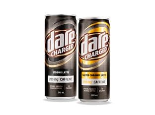 Dare Charged two hundred and forty mililitre varieties